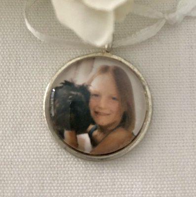 ADDISON SILVER  -  Round Plain Edge Memory Charm