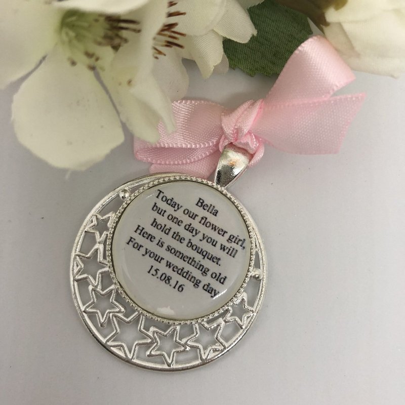 STAR - Silver Flower Girl Charm