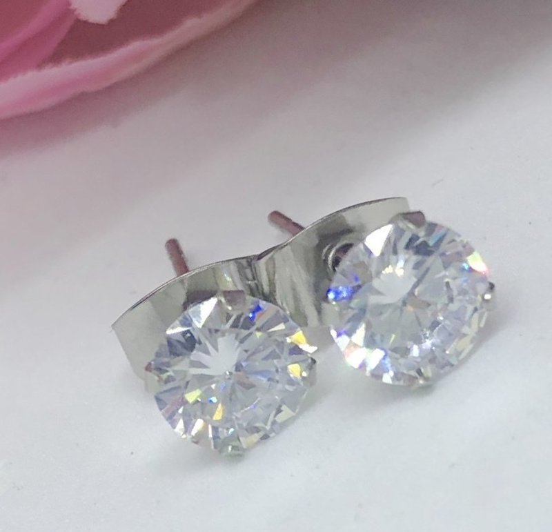 SPARKLES - Crystal Stud Flower Girl Earrings