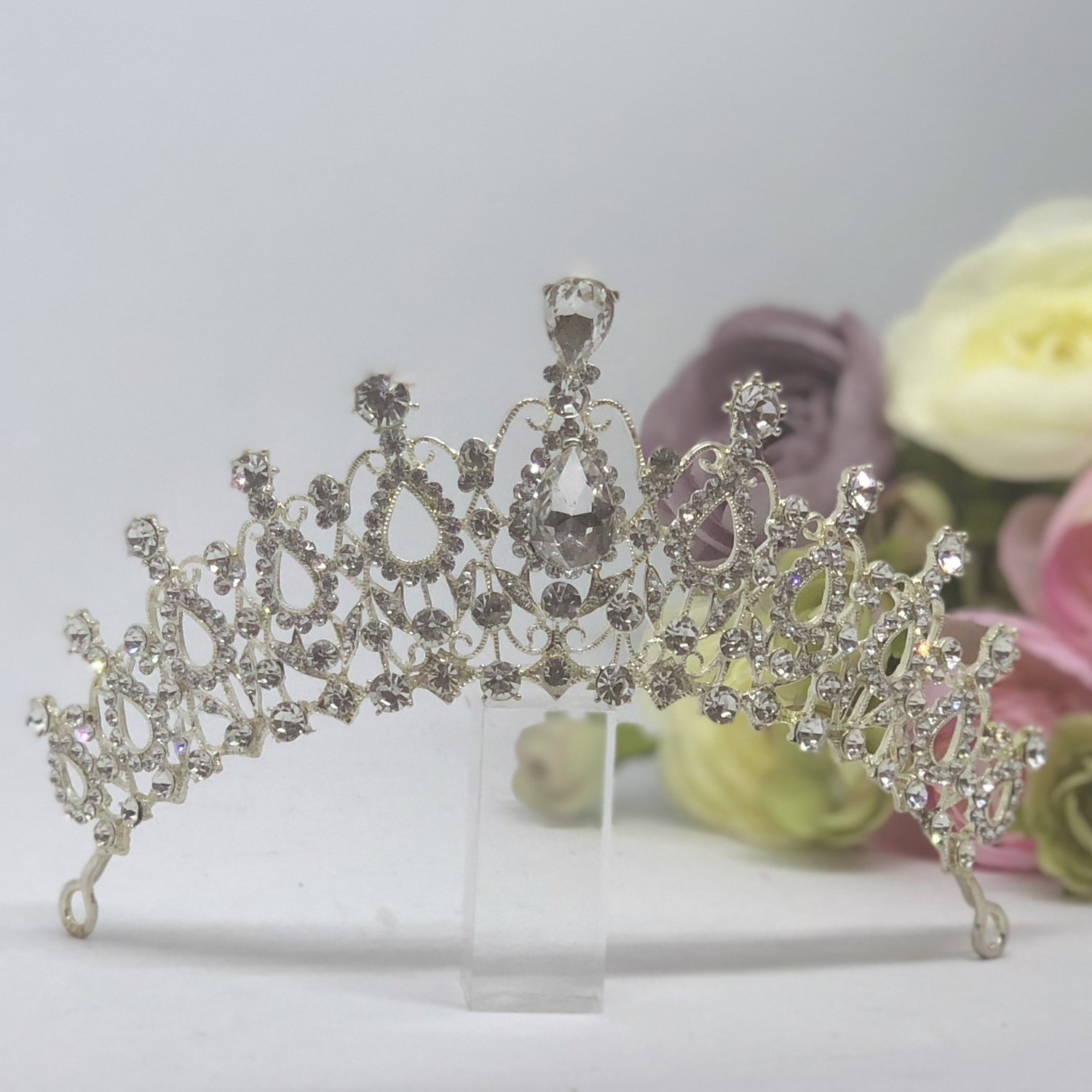 INDIGO - Sparkling Silver Wedding Bridal Tiara