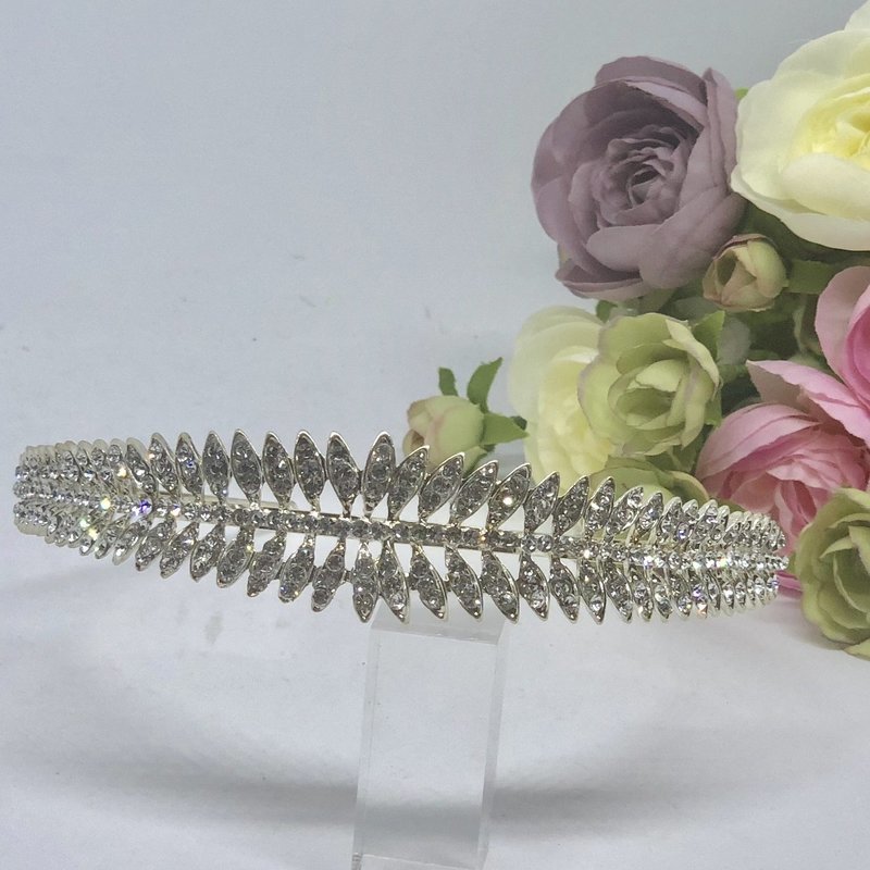 LILIANA - Silver Bling Wedding Bridal Tiara Crown