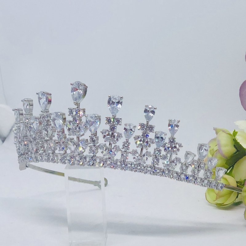 HYACINTH - Swarovski Crystal Wedding Bridal Tiara
