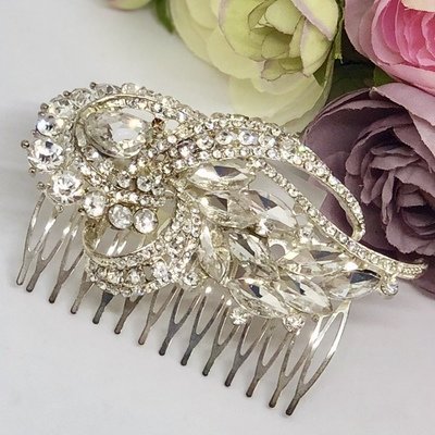 CARRERA - Crystal Bridal Wedding Hair Comb