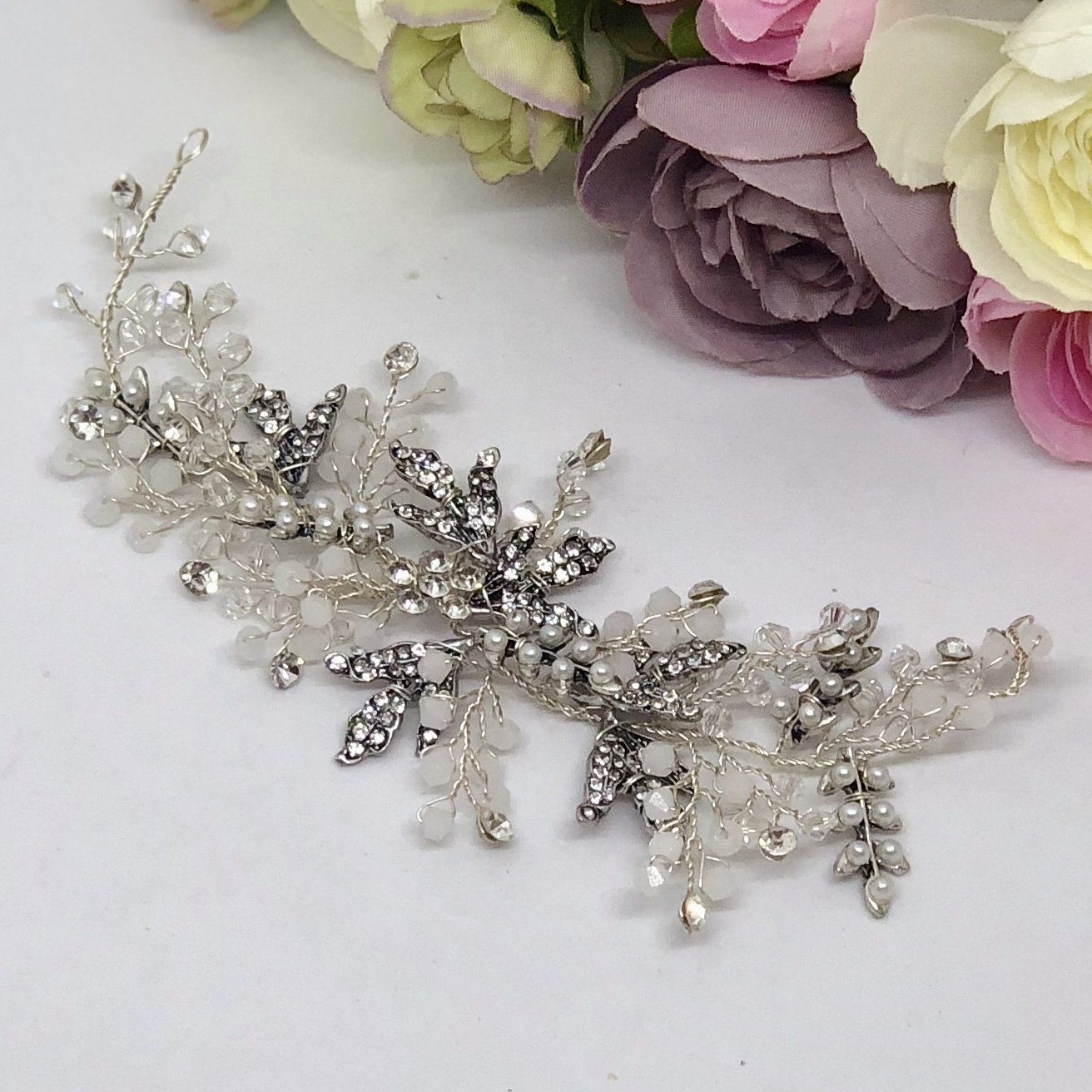 ELEANOR - Gatsby Style Bridal Wedding Hair Piece