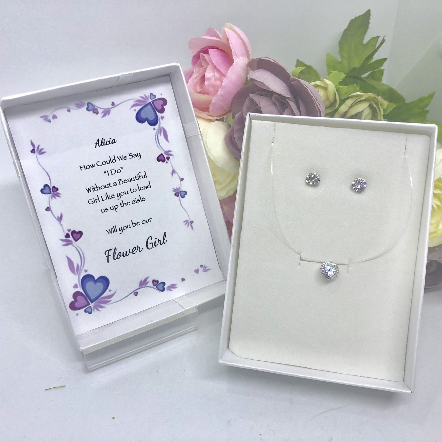 MADDIE - Flower Girl Necklace Set