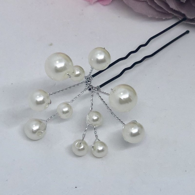 PIPPA - Pearl Wedding Bridal Hairpins