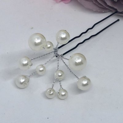 PIPPA - Pearl Wedding Bridal Hairpins