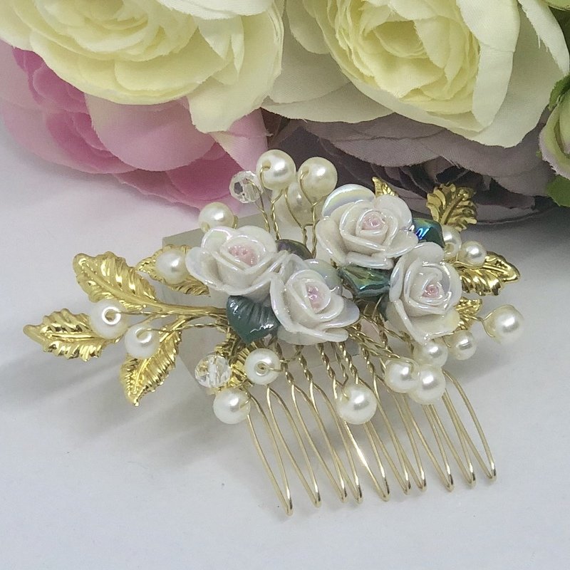 KIMBERLEY - Flowers Wedding Bridal Hair Comb