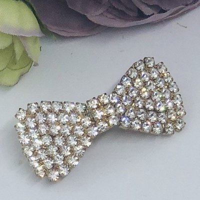 BECKY - Gold Bling Bridal Bridal Hair Barette