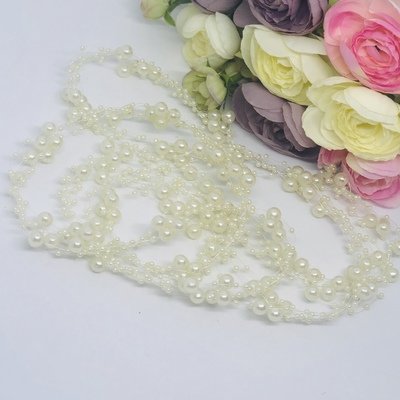 PEGGY - Pearl Wedding Bridal Hair Vine