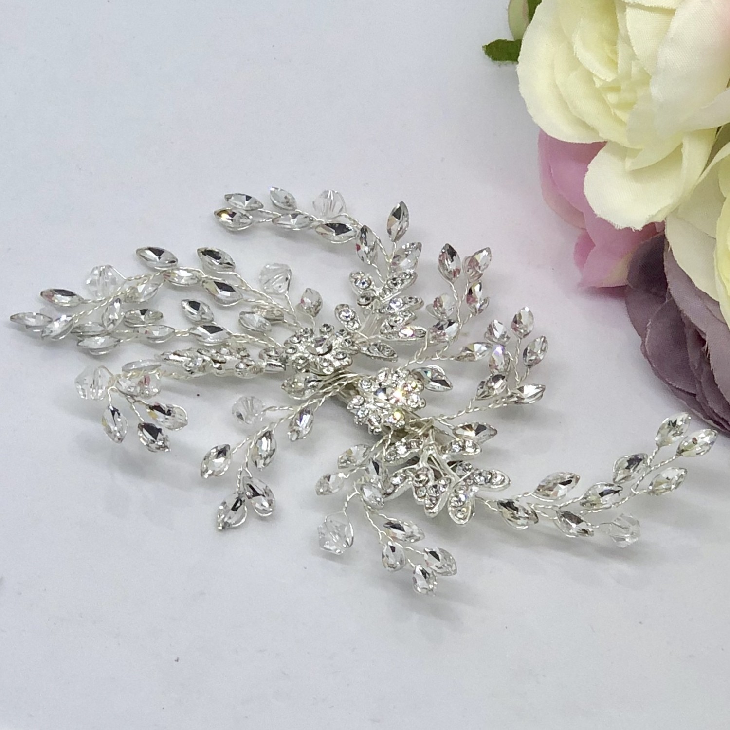 DAWN - Crystal Wedding Bridal Head Piece