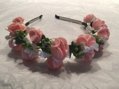 Penelope - Peach/Pink Headband