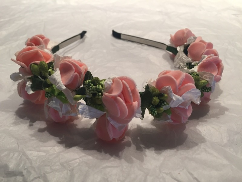 Penelope - Peach/Pink Headband