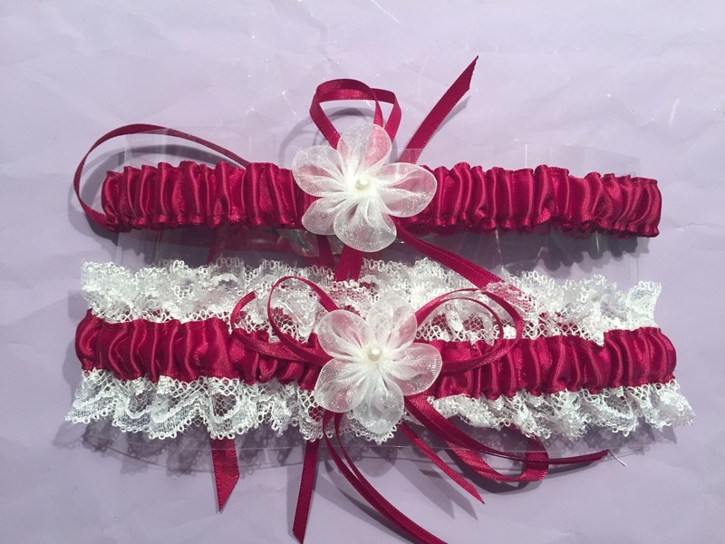Kimberley - Satin Bridal Garter set