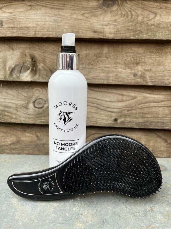 No Moore Tangles Duo - Detangling Spray and Brush - 1 x 250ml