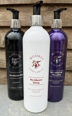 Shampoo Super Trio - No Moore Oil, No Moore Sting &amp; No Moore Yellow - 3 x 500ml