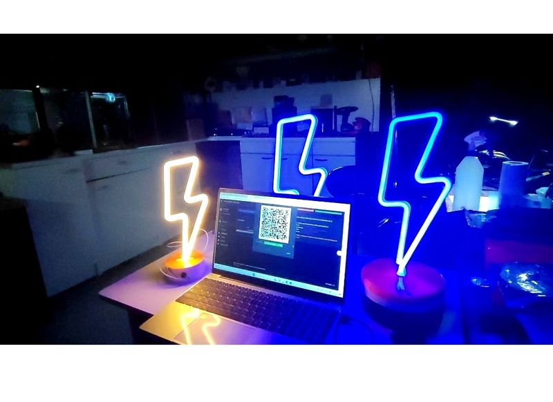 Lightning Zap Néon
