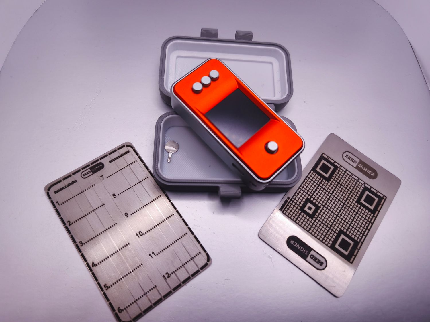 Seed plate metal 12 mots