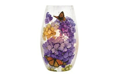 Floral Vase with Butterflies Lamp Floral Vase with Butterflies Lamp