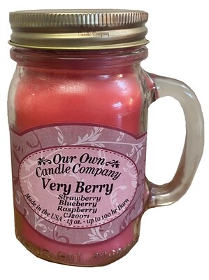 Mason Jar bougie environ 368.54 g Notre propre Candle Company Vanille gaufre cône parfumé 13 oz