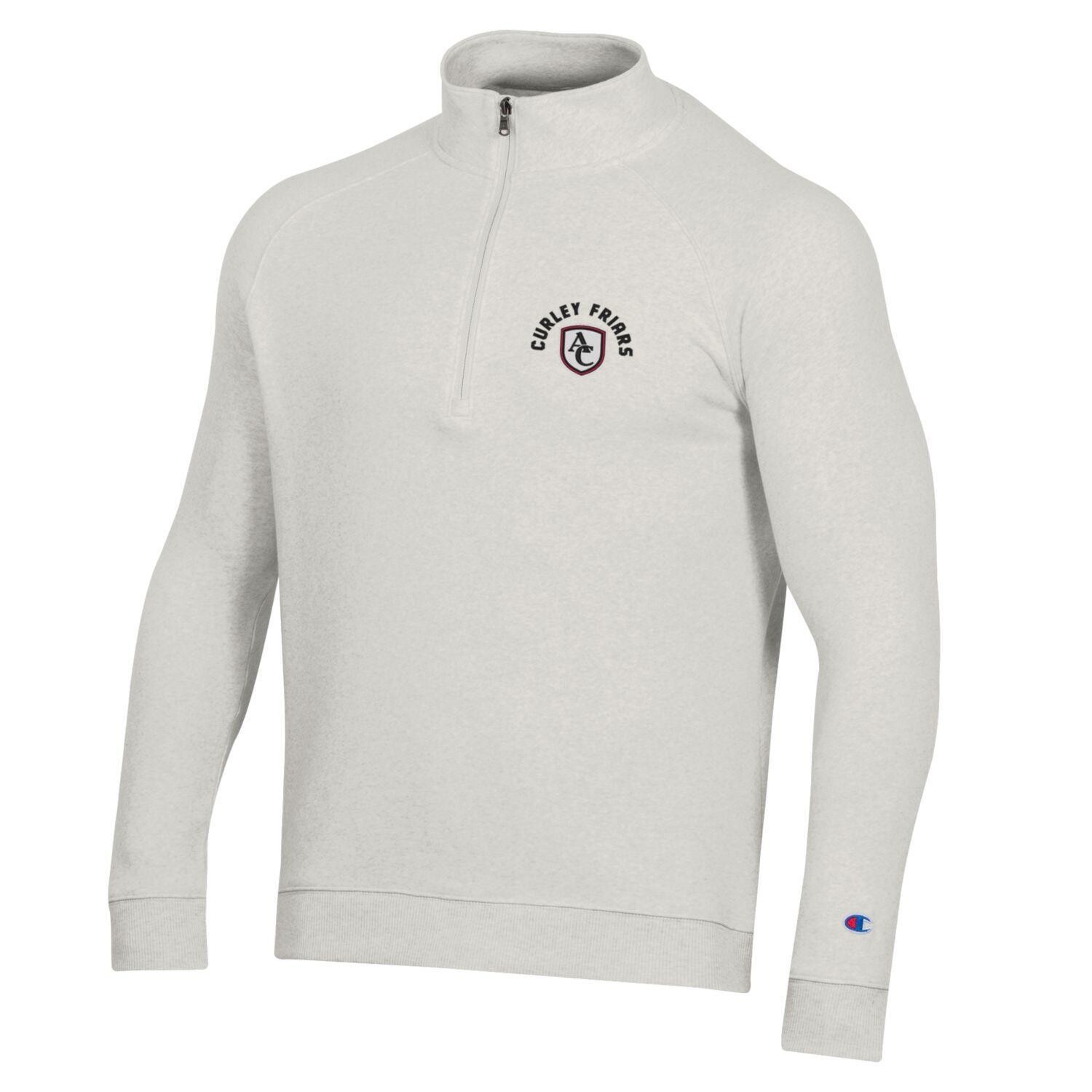 Champion Oatmeal 1\4 Zip W Stitched Shield XXL