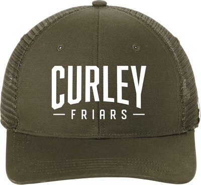 Carhartt Curley Friars Trucker Hat Moss