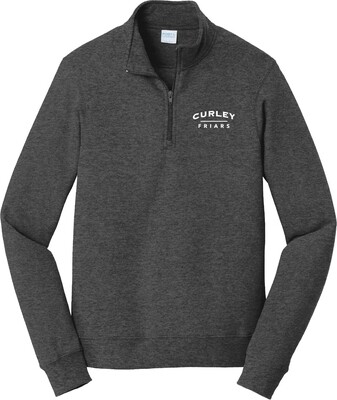 1\4 Zip Charcoal Curley Friars XXL