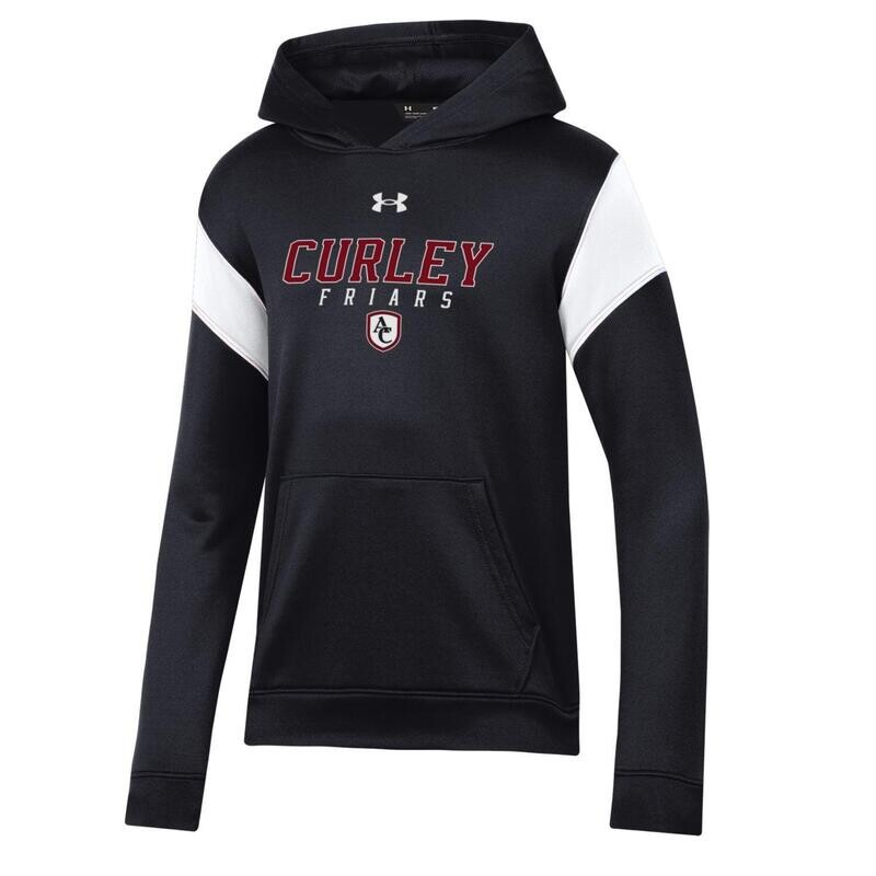 UA Youth Curley Friars Black Hoodie S