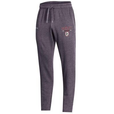 UA Fleece Open Bottom Sweat Pants Dark Gray XL