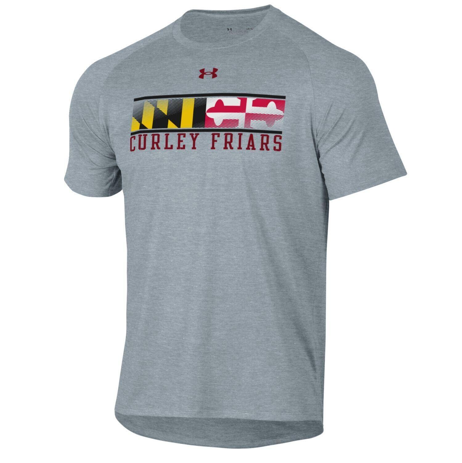 UA Maryland Flag Tech Tee Short Sleeve (Gray) Size XL