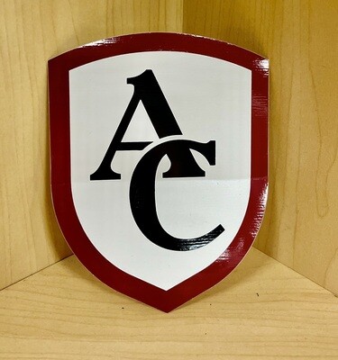 AC Curley Shield Stickers