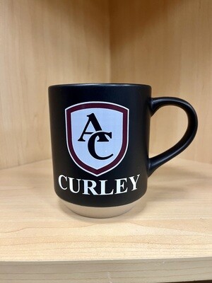 AC Curley W\shield 16oz. Mug Black w\ Sandstone