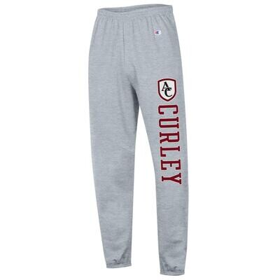 Curley New Logo Banded Bottom Sweatpants Gray Large