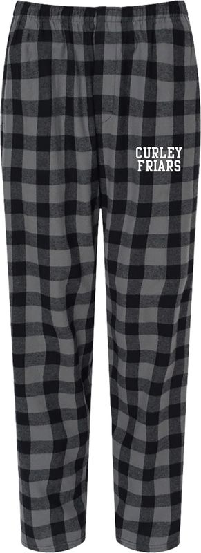 Charcoal Buffalo Plaid Flannel PJ pants - L