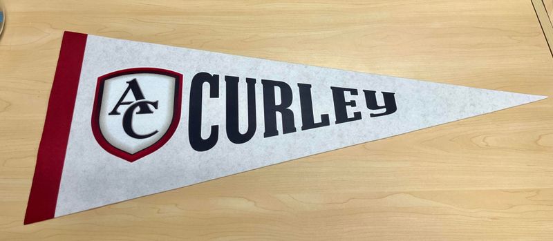 Class of 2027 Fundraiser White Curley Pennant