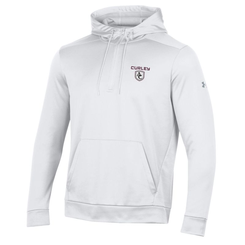 UA Fleece 1\4 Zip W\ Hood White XL