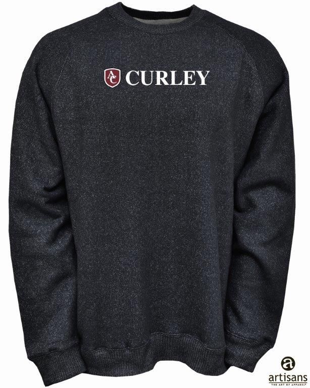 Artisan Raglan Sweater Crew Neck Charcoal L