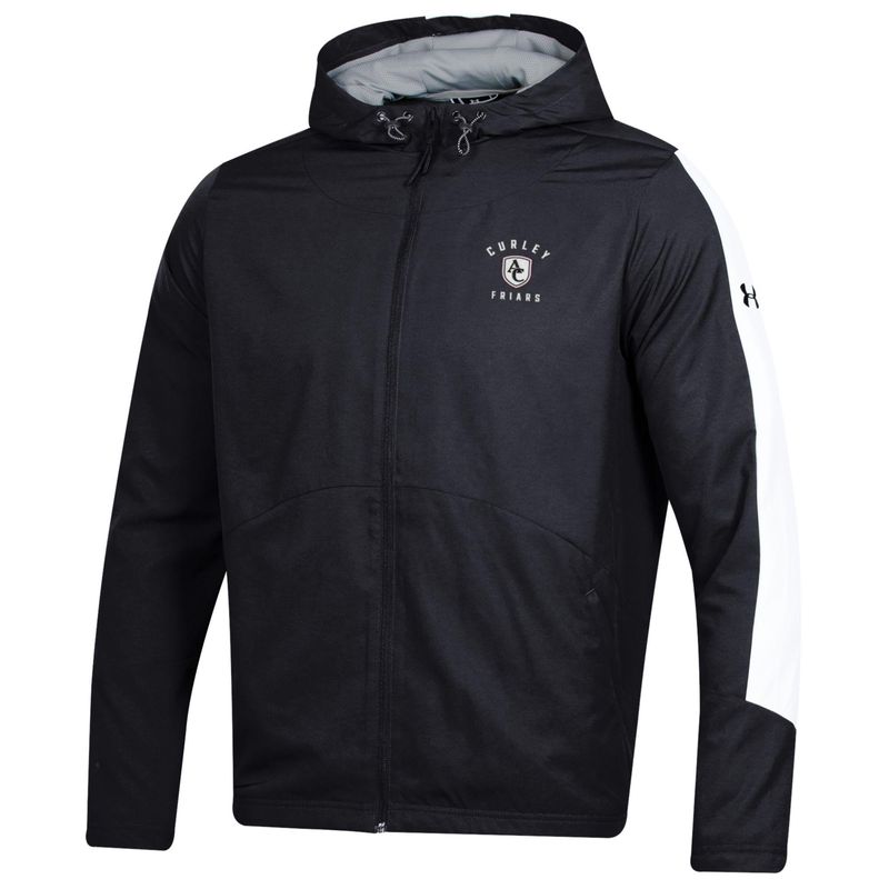 UA Legacy Windbreaker Black\White XL
