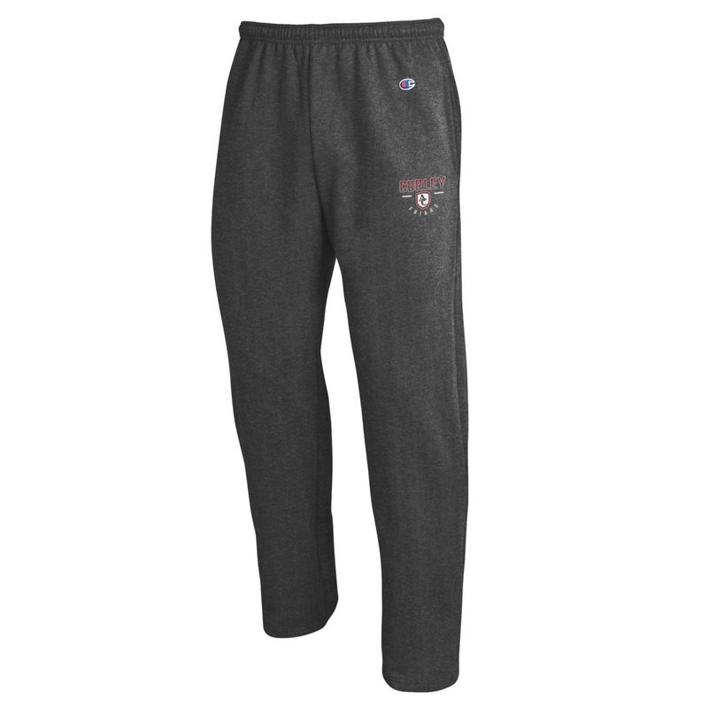 Champion Open Bottom Sweatpants Charcoal S