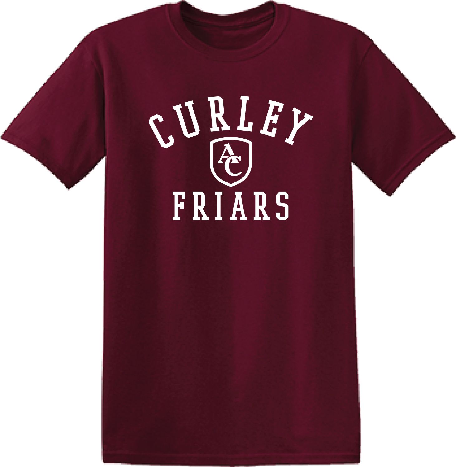 Gildan Maroon Curley Friars SS Tee XXXL