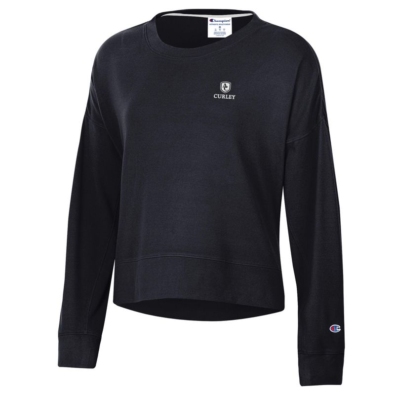 Champion Women's Cropped Crew Black M