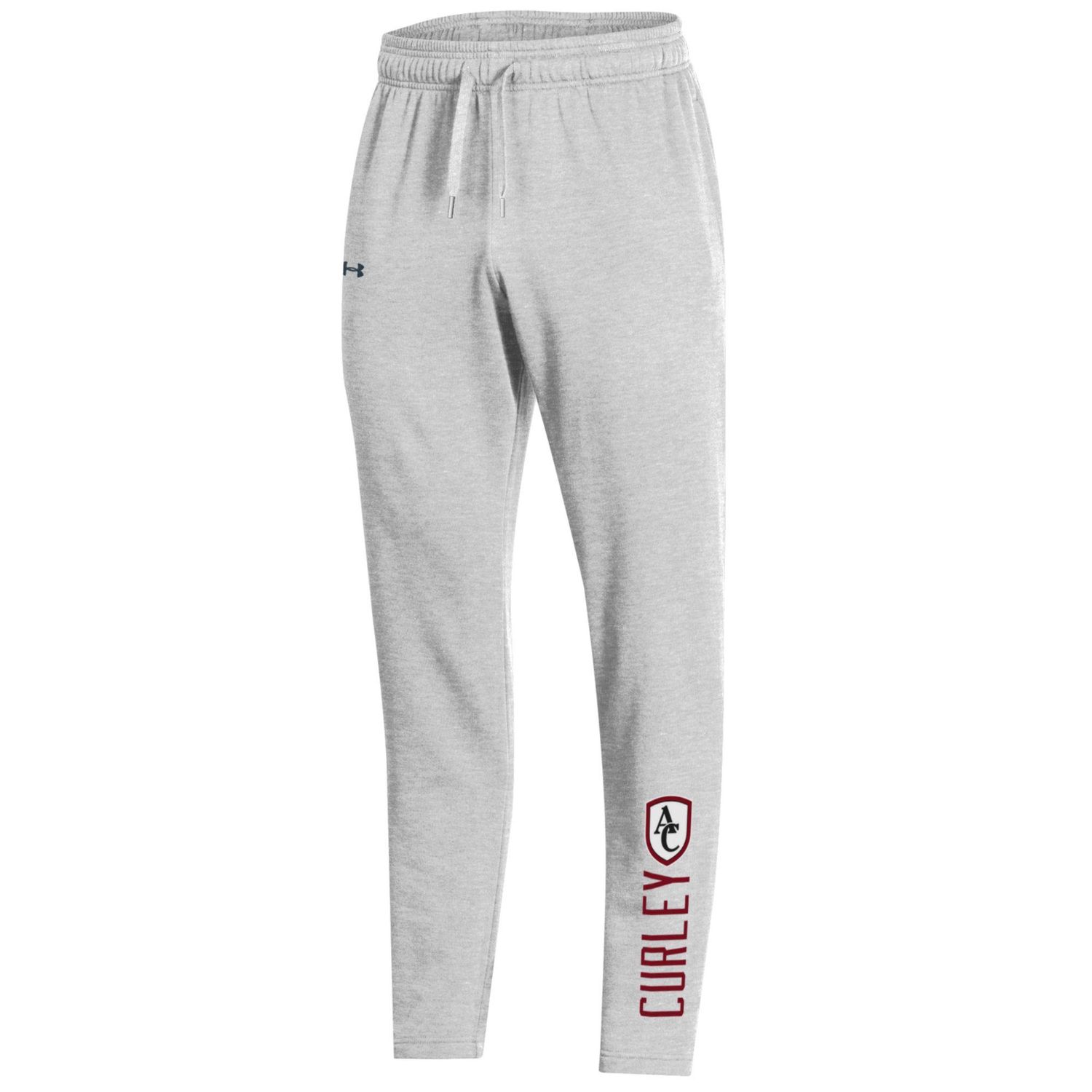 UA Open Bottom Curley Vertical Heather Sweatpants M