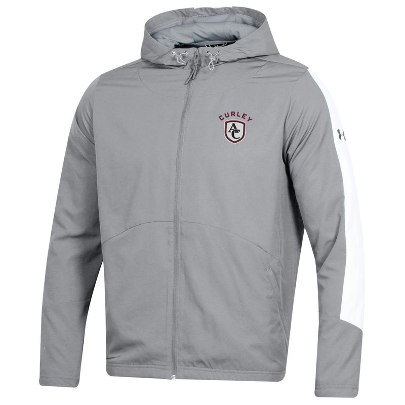 UA Gray Legacy Windbreaker XL