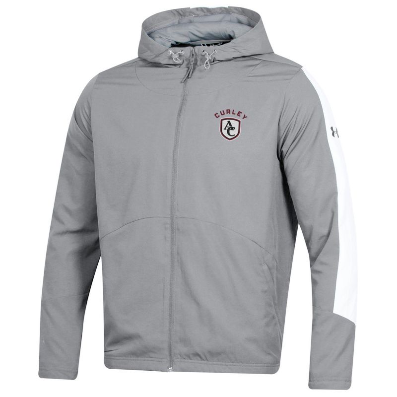 UA Gray Legacy Windbreaker SM