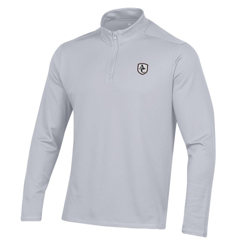 UA Motion Silver Gray 1\4 Zip- L