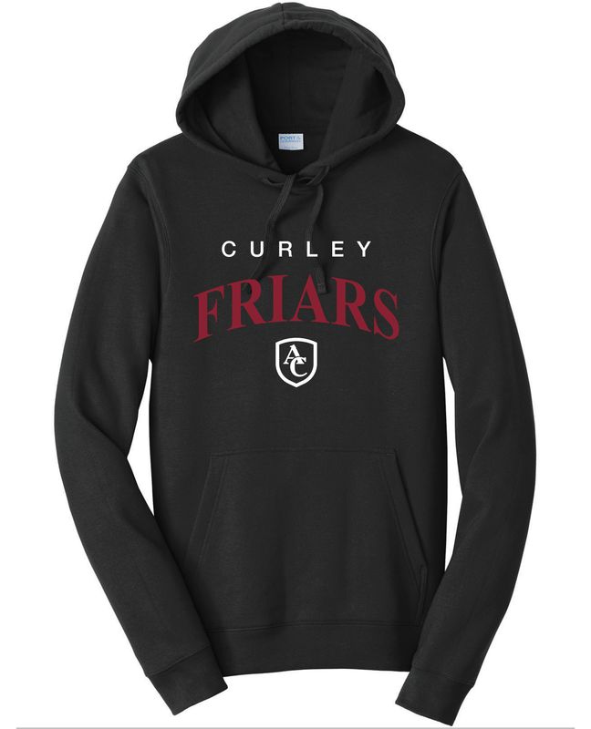 Curley Friars Basic Hood- Black- L