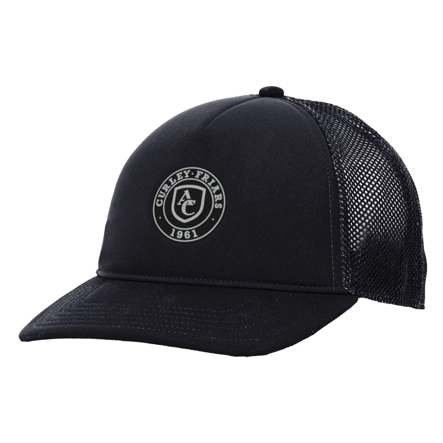 UA Black Foam Trucker Hat w/ EST. 1961 Patch