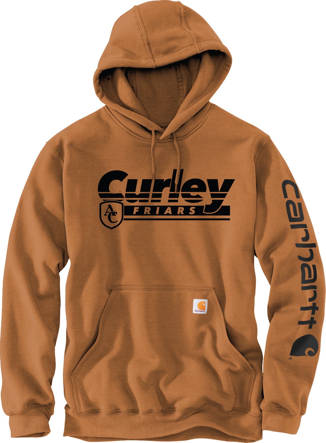 Carhartt Curley Friars Hoodie - Brown - 4XL