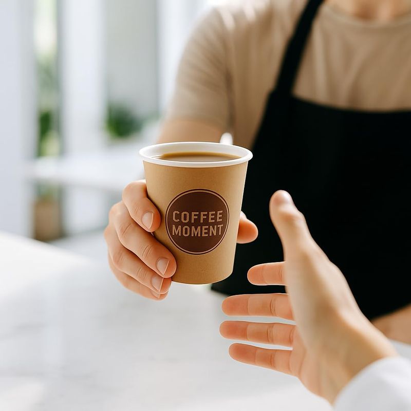 1000 Stück 200ml 8oz Pappbecher | Gastro Qualität | Einweg Coffee to Go Becher - 2 to go für Tee Kaffee, Einwegbecher, Papierbecher, Kaffeebecher Ø8cm