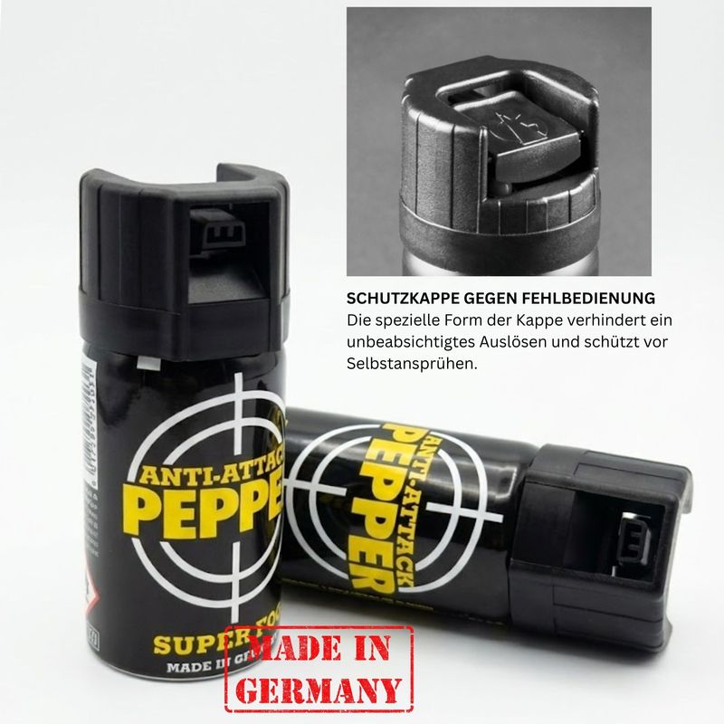 Anti-Attack Super fog Pfefferspray Tierabwehr, 40 ml, Made in Germany
